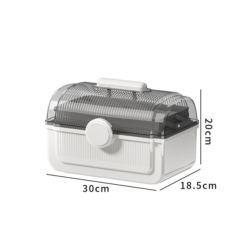 Medicine box storage box household portable multi-layer medical box home version medicine box large capacity transparent medicine storage box