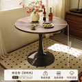 White round table popular living room simple for home commercial dining table small apartment coffee table corner table milk tea shop negotiation table
