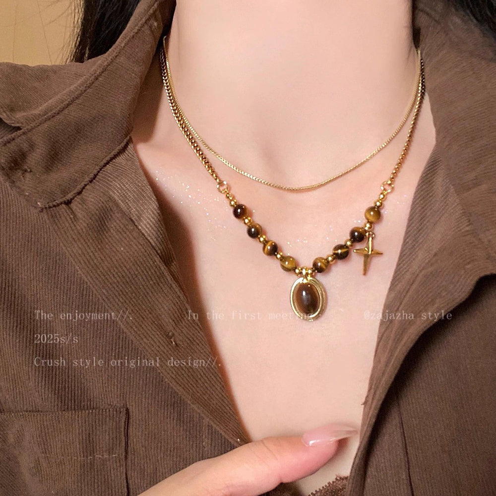 2025 hot-selling beaded butterfly necklace for women - versatile, unique, elegant pearl choker - trendy vintage style accessories