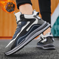 Men's cotton-padded shoes, spring 2025 new collection: high-top, fleece-lined, extra thick, casual sports, chunky sole, warm, cold-resistant, travel, dad shoes