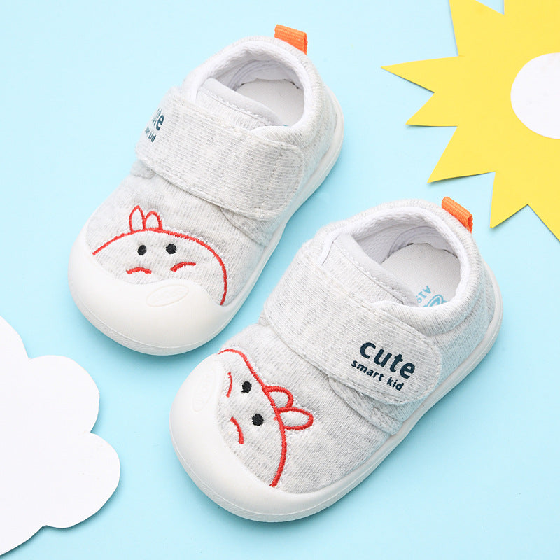 autumn collection: new fall toddler shoes for baby girls (0-1-3 years) - fabric spring/autumn first walker shoes for baby boys