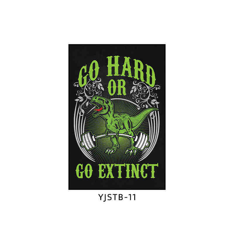 Gym wall decoration painting industrial style black and white sports inspirational poster mural boxing bodybuilding club hanging painting