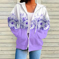 hot-selling plus-size women's zip-up hoodie, new casual long-sleeve hooded sweatshirt jacket, dropshipping available
