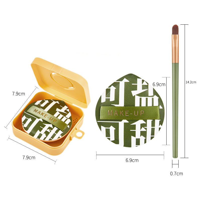 Xue belle large water drop powder puff set box does not eat powder dry and wet dual-use makeup puff to apply makeup and beautify the makeup egg to set makeup