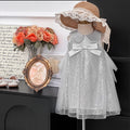 Girls' dress  summer new arrival: baby girl sequin fairy sundress, spaghetti strap princess dress