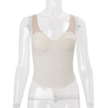European and american style women's spring  new arrivals: sexy and spicy push-up bandeau top, solid color inner layer, backless irregular top