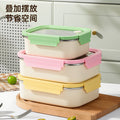 304 stainless steel lunch box - microwave safe, student meal container with compartments, bento box, food-grade fresh-keeping box