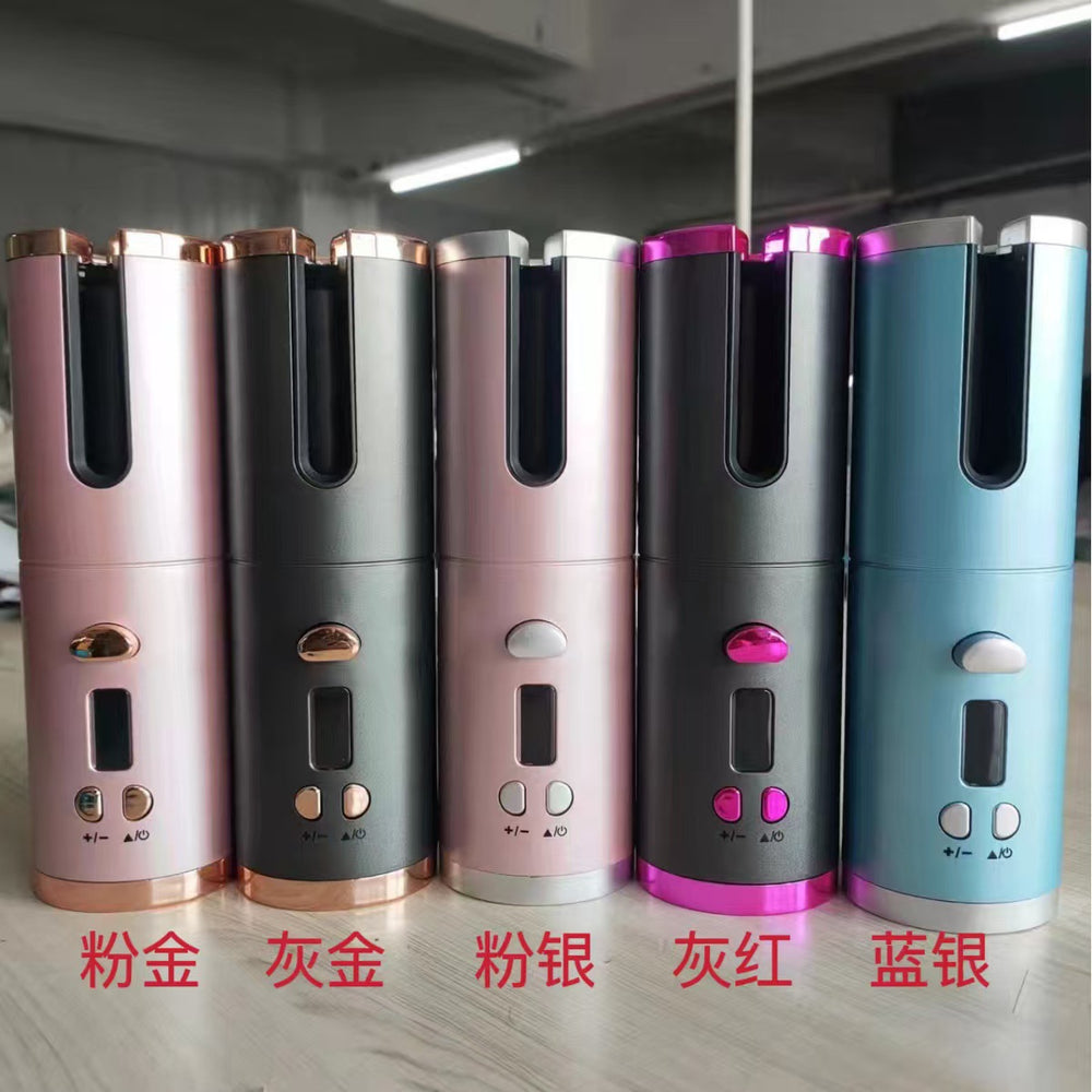 usb curling iron / cordless rechargeable curling iron - hot selling automatic hair curler for lazy days - perfect gift!