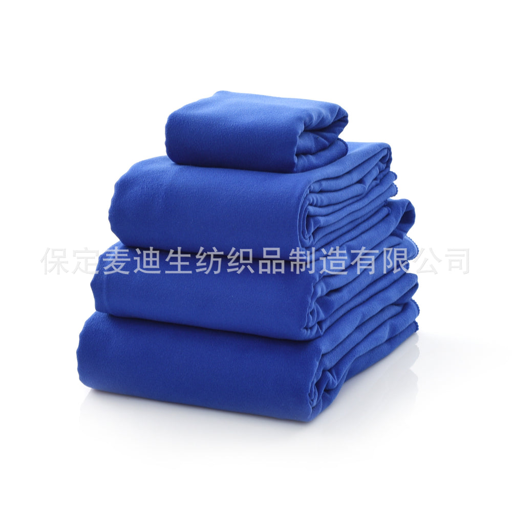 Factory direct quick-dry beach towels with embroidered logos, printed advertising logos, sand-free bath towels, soft, absorbent, and lint-free