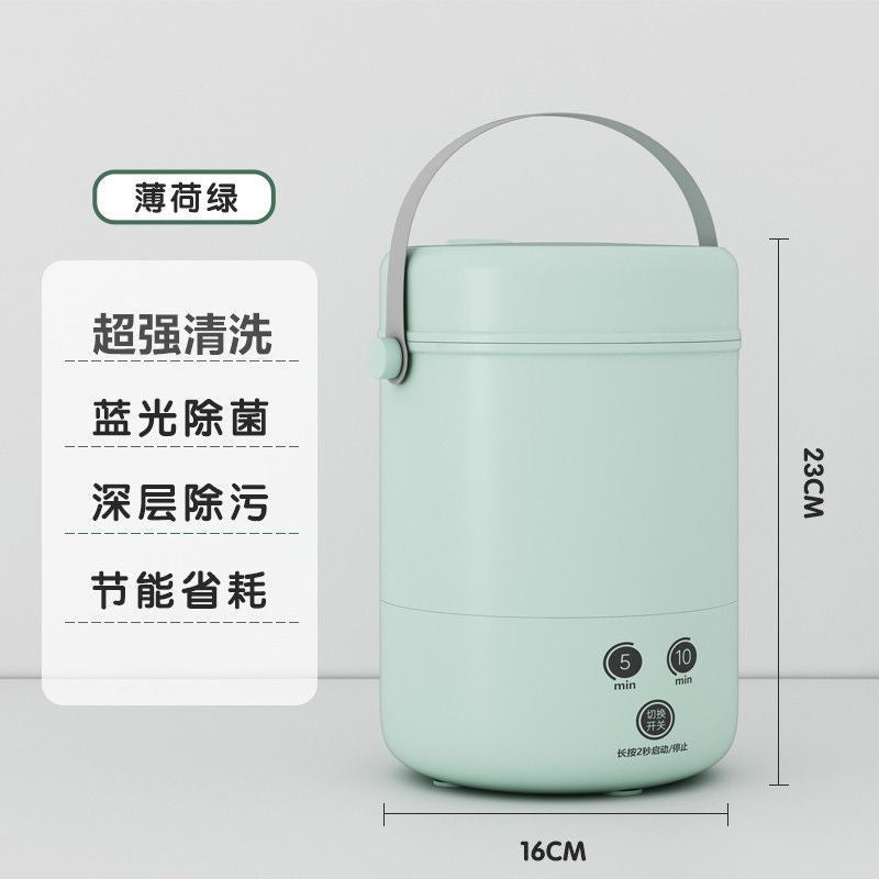Mini portable washing machine - blue light sterilization, perfect for delicate laundry like baby clothes, lingerie, socks, and underwear
