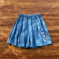 Girls' summer lightweight shorts: kids' summer tencel denim shorts for outwear,  new styles, trendy skirt pants for older girls