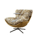 Scandinavianaccessible luxury single sofa chair modern casual designer lazy living room balcony rotatable casual rocking chair