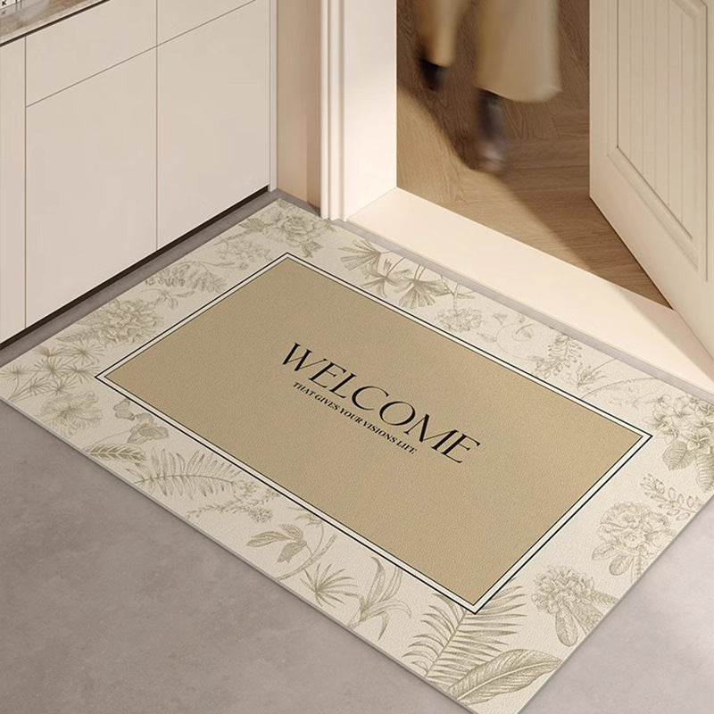 Entryway door mat: premium, customizable, low-maintenance, home-use, trendy, stain-resistant, thickened, non-slip doormat
