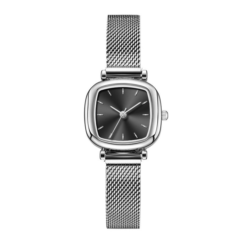 Trendy, influencer-style cross-border fashion watch for women - wholesale, petite, elegant mesh strap ladies' watch