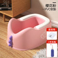 Dinosaur model-pvc model-sakura pink + rinse bottle