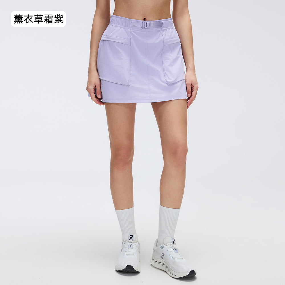 Light outdoor workwear skirt women's summerhigh waistslimming looka-line skirtcasualeasiest for match sports skirtd26027