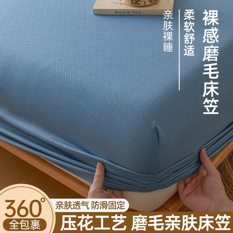 Amazon foreign trade domestic sales cross-border e-commerce amazon aliexpress single fitted sheet three-piece set european and american size fitted sheet