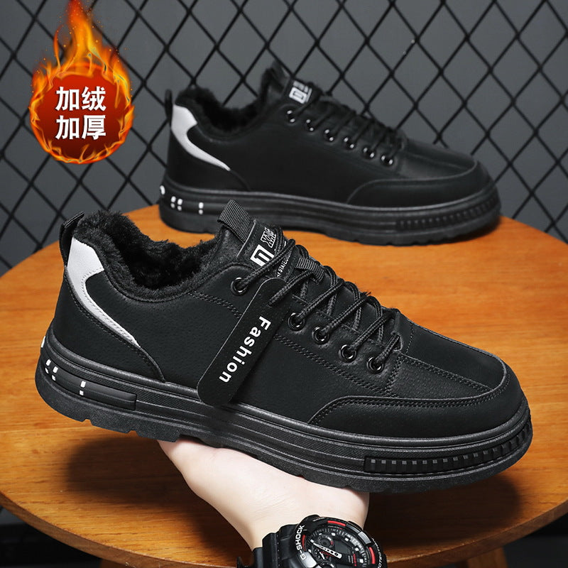 Men's work shoes 2025 winter: anti-slip, waterproof, martin boots for work, spring/autumn casual workwear, hiking shoes