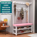 Simple shoe changing stool shoe changing stool coat rack all-in-one entrance storage rack all-in-one shoe changing stool shoe rack all-in-one entrance