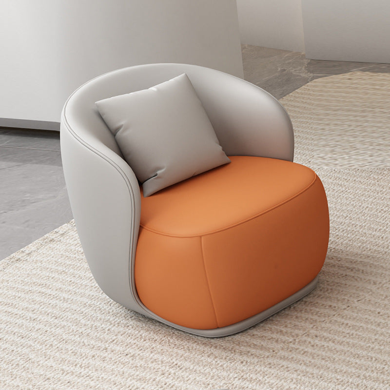 Cream nordic light luxury modern casual sofa designer creative special shaped shop straight row casual fabric sofa