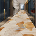 Hotel corridor aisle carpet new chinoiserie nylon printing 800g thickeneded flame retardant b1 pass-through floor stain-resistant aisle carpet