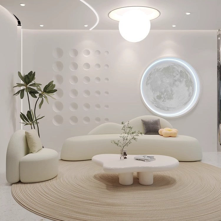 Accessible luxury cream cloud coffee table living room for home  new arrivalcasual modern small apartment normcore tea table tea table