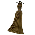 Accessible luxury halter sleeveless sexybacklesselegancedress women's summer hot girl waist slimming sexy vacation style long skirt