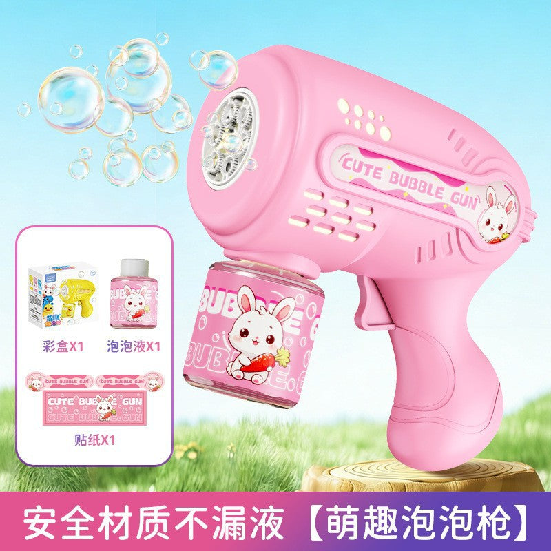 Wholesale automatic bubble gun - free shipping! trendy bubble wand, handheld electric bubble machine, leak-proof bubble toy - dropshipping available