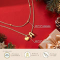 2025 amazon new arrival: 26-letter necklace copper clavicle chain two-piece set - creative, elegant, gentle, and perfect for commuting