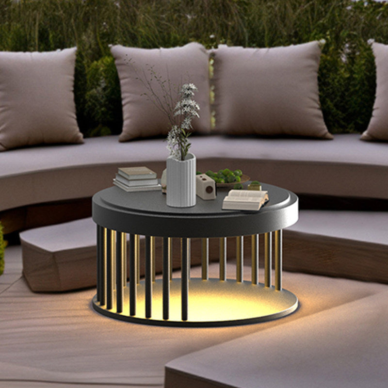 Outdoor solar powered floor lamp - patio, garden, night light, table lamp, coffee table lamp, waterproof lawn lamp, villa courtyard light