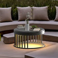 Outdoor solar powered floor lamp - patio, garden, night light, table lamp, coffee table lamp, waterproof lawn lamp, villa courtyard light