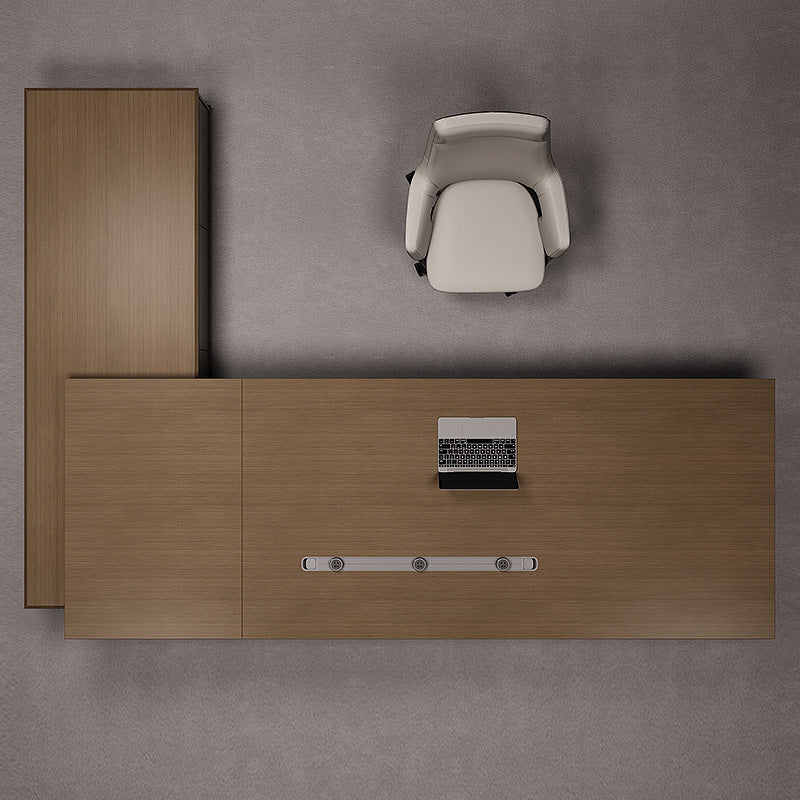 High-end executive desk, office desk, boss desk, minimalist modern light luxury ceo desk, office desk and chair set