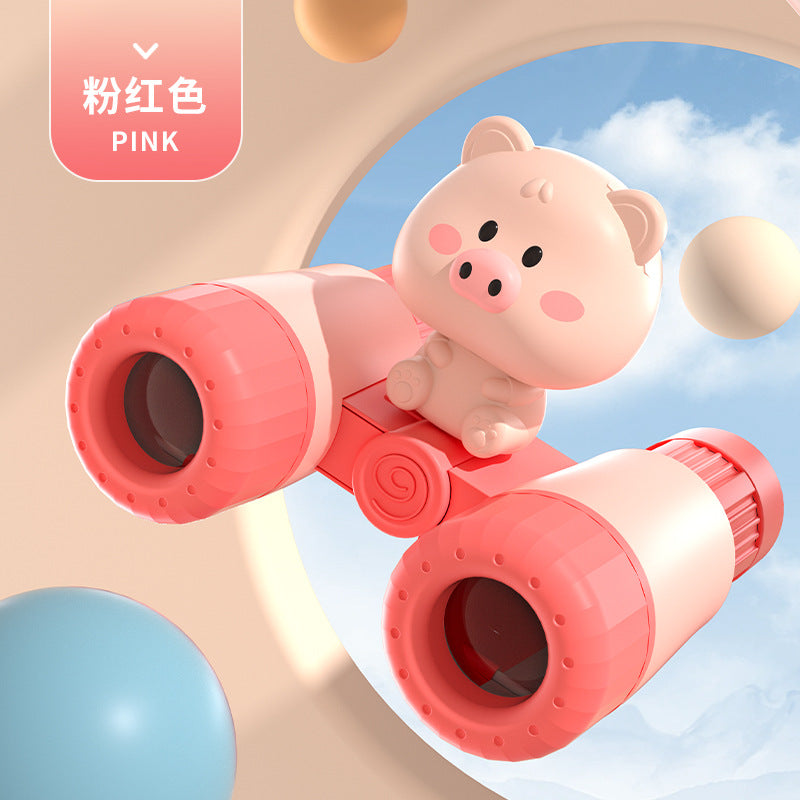 Kids' binoculars toy - high-definition outdoor telescope for children - magnifying glass for boys and girls - portable birthday gift