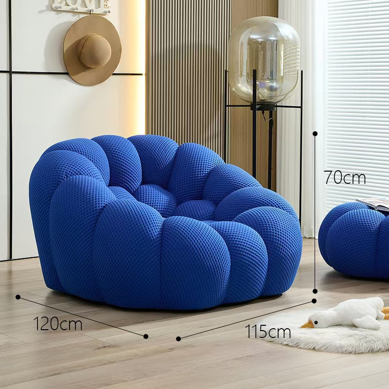 Pumpkin football sofa roche bobois bubble bean bag chair creative style living room leisure chair - custom manufacturer