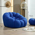 Rocburg internet celebrity bubble single lazy sofa sofa chair creative style living room casual chair pumpkin football sofa