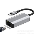 Usb to ethernet adapter type-c to rj45, compatible with mobile phones, routers, nintendo switch, and gigabit network cards