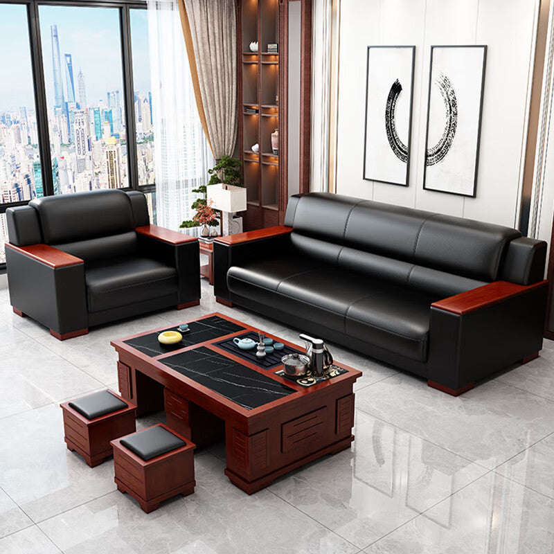 Saint-li office sofa business reception negotiation minimalist office sofa coffee table set