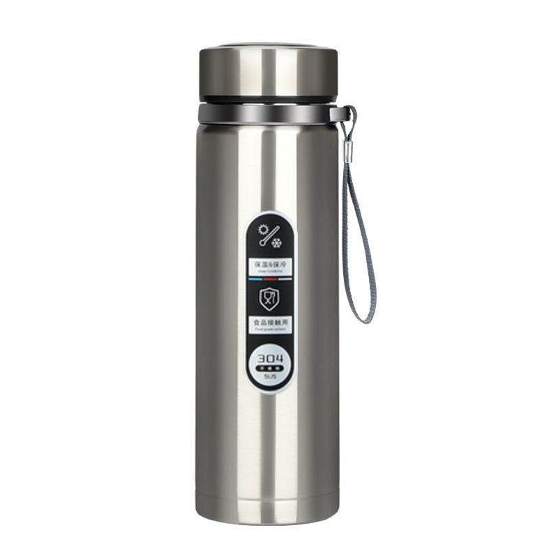 304 large capacity smart sling cup wholesale outdoor portable thermos water kettle car travel water cup engraved logo