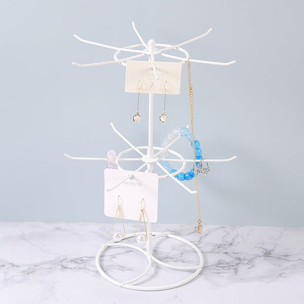 Source Factory Iron Two-layer Jewelry Hanger Jewelry Lipstick Hanger Jewelry Display Hanger Earrings Necklace Bracelet Hanger