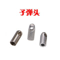 Wire threader connector, pipe threader with wheel, spring head connector, tightener, bullet head