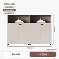 [rikyu white tea] 4-door tall cabinet (delivery included)