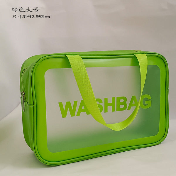 Cosmetic bag Large capacity waterproof portable fitness swimming toiletry bag Travel portable cosmetics storage bag Three-piece set