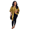 European and american cross-border women's fashion:  summer new arrivals - stylish, designer-feel, loose batwing sleeve v-neck solid color blouse top