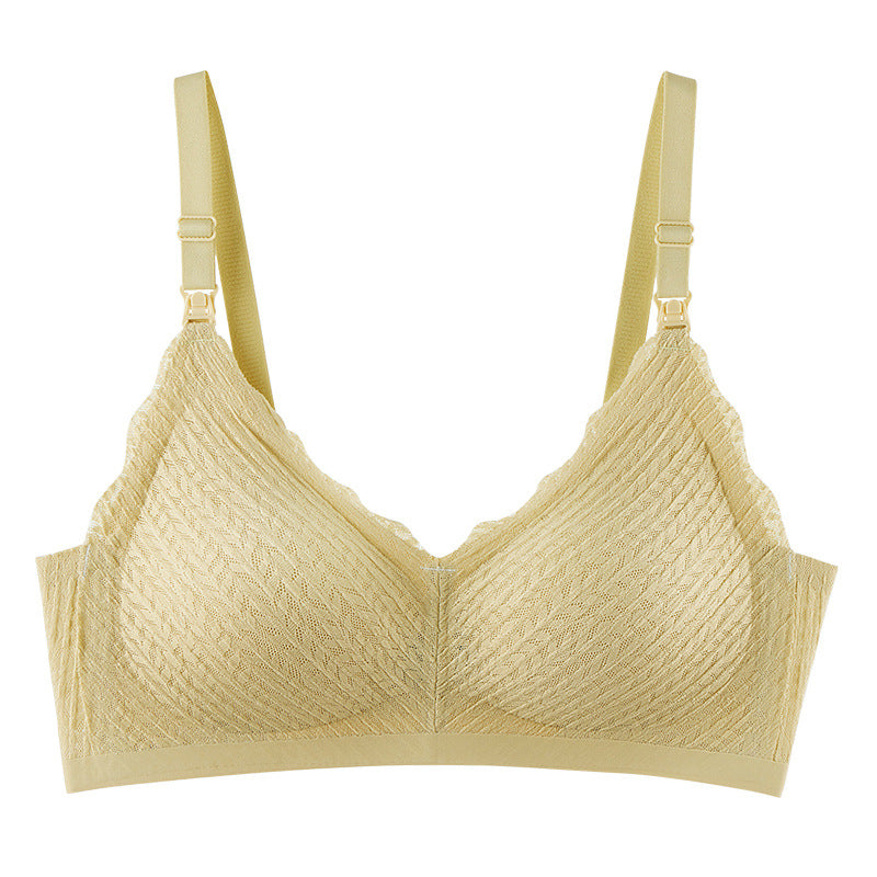 Nursing underwear gathers anti-sagging pregnant women, special bras for pregnancy, no steel rims and no marks, postpartum feeding bras