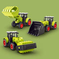 Kidsartificial inertia farmer truck tractor model detachable engineering vehicle farm series toys cross-border wholesale
