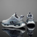2026 men's spring breathable mesh shoes versatile mesh casual popcorn sneakers running height increasing dad shoes trendy sneakers