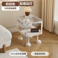 [with sensor light] milk white frame + changhong glass-40x50cm