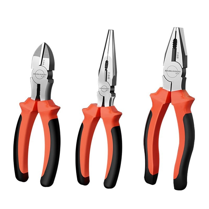 Baolian tiger pliers, wire cutters, multi-functional for home special tools, electrician's oblique tip, industrial grade pliers