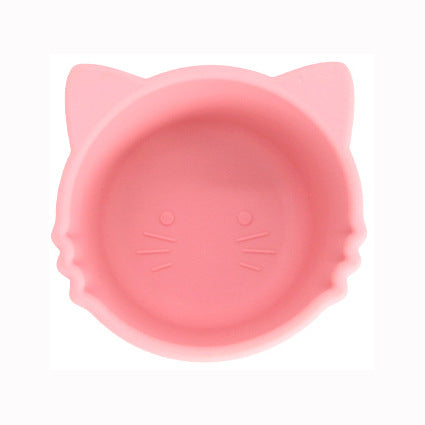 Factory supply food grade silicone bowl suction cup bowl baby learn to eat complementary food bowl saliva pocket anti-splashing silicone bowl
