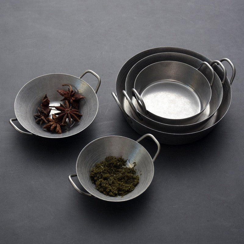 304 retro style old korean style double ear dish sauce dish snack oblique dish tomato seasoning dish barbecue dipping dish